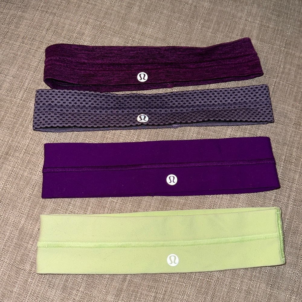 4 Lululemon headbands